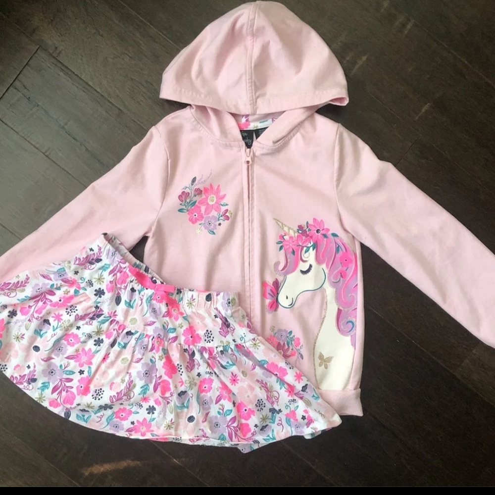 *SOLD* Cynthia Rowley Girls Hoodie and Skort
